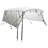 Vidaxl 4-Bow Bimini Top With Mesh Sidewalls 95.7X(90.6-96.1)X53.9"-113030686-113030692