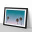 Palm Trees in Sydney Australia in Abstract - Picture Frame Graphic Art Print-55737355-55737361