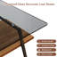 Table de bout en verre Lasher