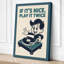 Play It Twice Retro - Wrapped Canvas-1774222072-1774222079