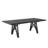 Cipolla Wood Finish 72"-90" Extendable Dining Table-630342283