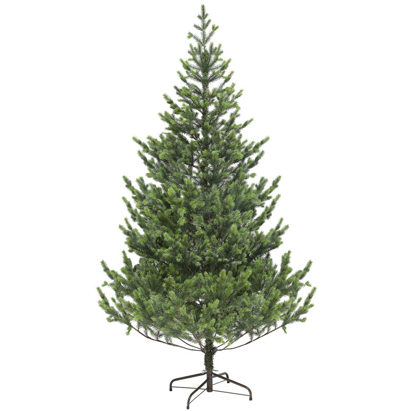Arbre de Noël artificiel 6 pi, cèdre réaliste clairsemé avec 1933 pointes, assemblage facile, arbre de Noël à charnières pour les fêtes à la maison