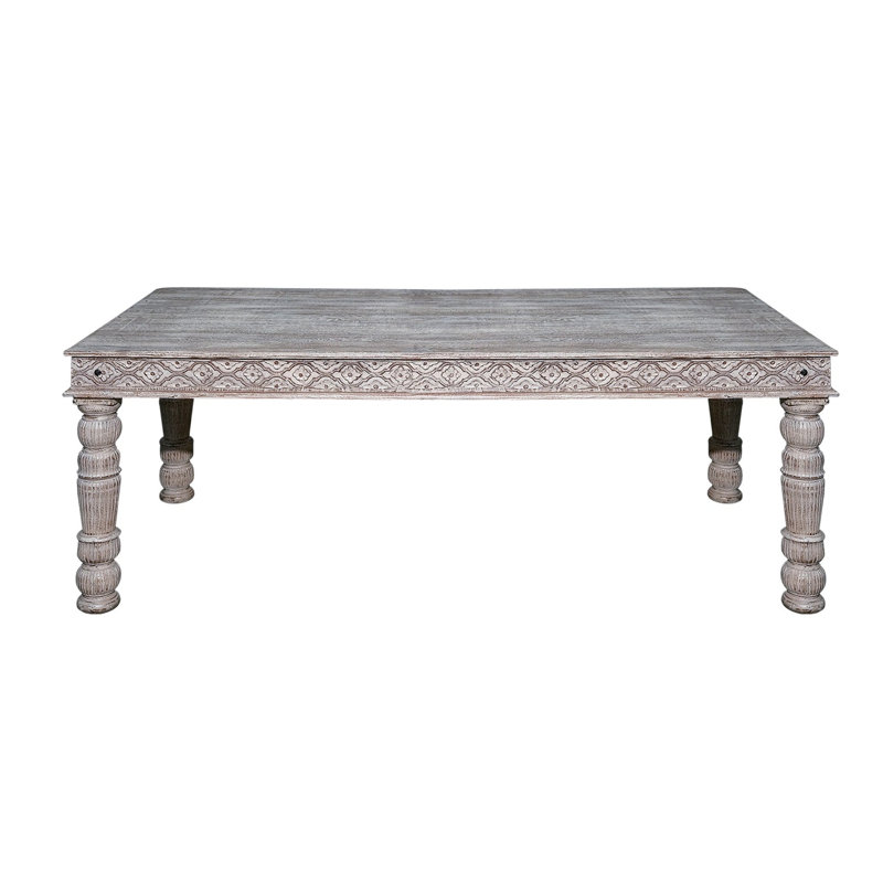 Solid Wood Dining Table, 31"H x 84"L x 40"W
