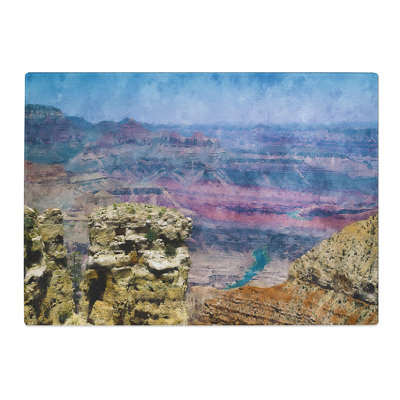 Grand Canyon River View Chopping Board