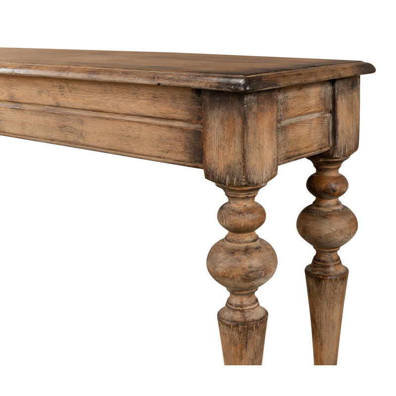 Hudson 73'' W Solid Wood Console Table, Brown