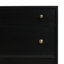 Bayline 3 - Drawer Metal Nightstand in Black
