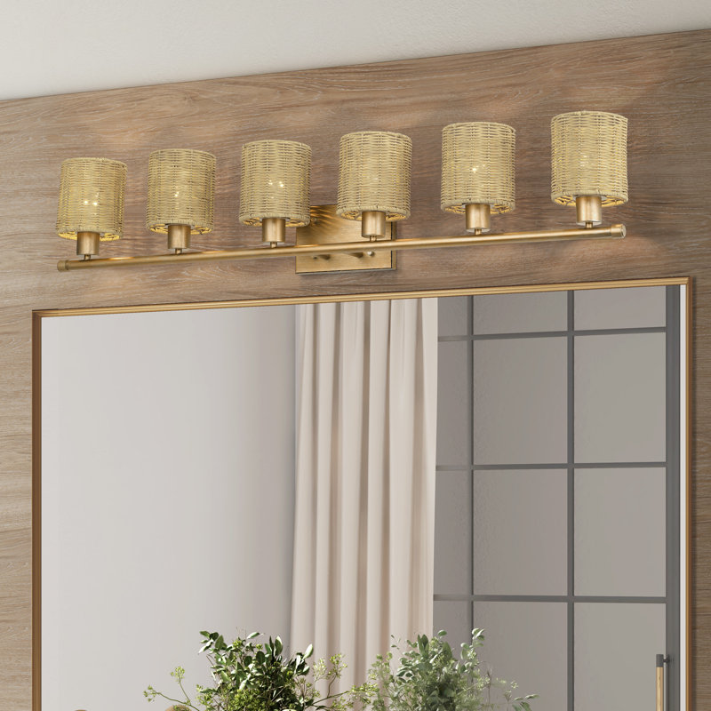 Très grande applique pour salle de bain 6 lumières Arsdale