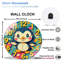 Horloge murale mignonne pingouin