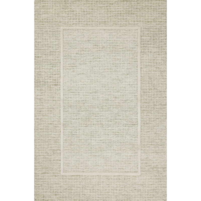Chris Loves Julia x Loloi Briggs Sage / Ivory Area Rug, Rectangle 7'9" x 9'9"