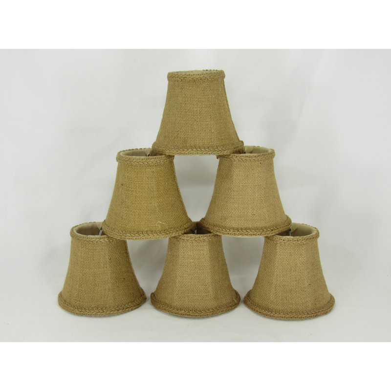Cotton Empire Candelabra Shade, 4" H x 5" W x 5" D