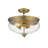Reichert Glass Semi Flush Mount-100928440-100928441