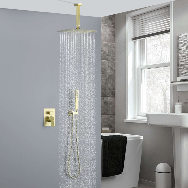 Système de douche complet avec valve brute