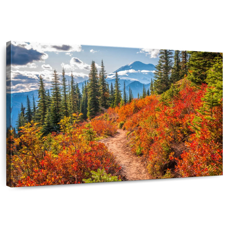 Feuillage d'automne Alvord Mt. Rainier, H 20 po x l 30 po