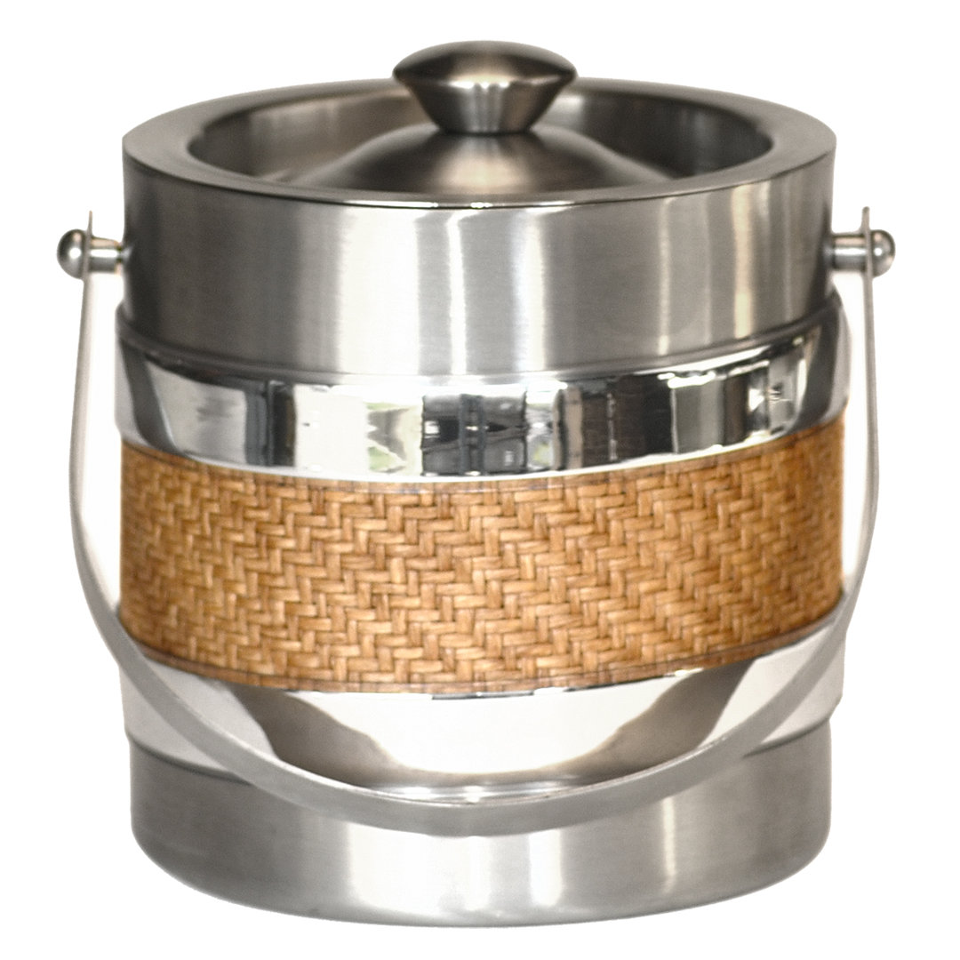 Templeton Stainless Steel Ice Bucket Bay Isle Home™