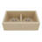 Karran Quartz 34'' X 21-1/4'' 50/50 Double Bowl Farmhouse/Apron Front Kitchen Sink Kit-49947599