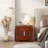 Orion Mid-Century Modern Wood Nightstand With Diamond-Pattern Drawers And Silver Accents-116484474-123040035
