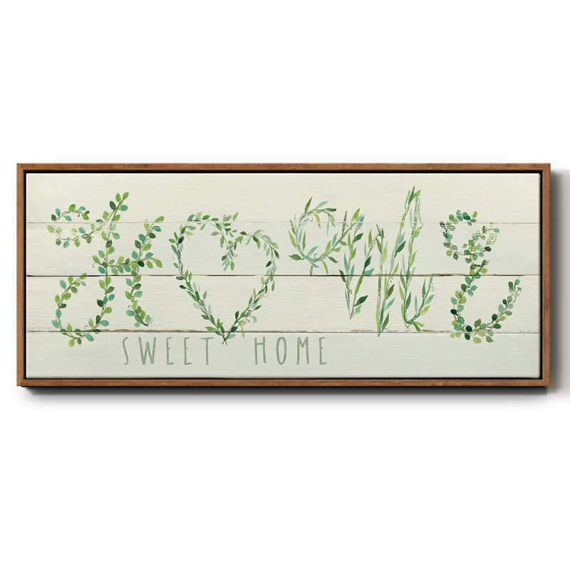 Shiplap Vines Home - Toile encadrée