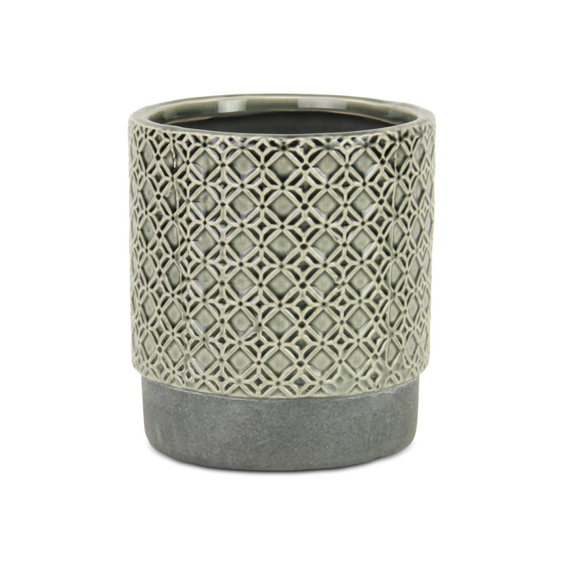 Jardinières en pot, H 6,75 po x l 6 po x P 6 po, Brun