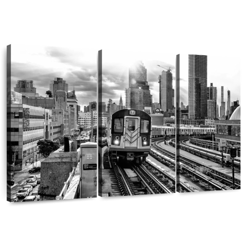 Mehar Line 7 Subway, 20" H x 33" W