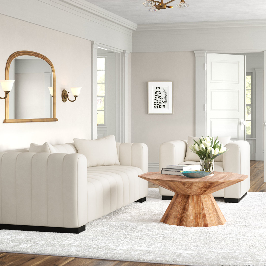 Gathney 2 - Piece Velvet Living Room Set Willa Arlo™ Interiors Upholstery