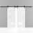 Modern Double Barn Door Sete 6933 13FT Rail Track Set Solid Panel Interior Doors-72" x 96" (2* 36x96)-58145288-58145269
