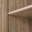 Armoire de rangement avec deux portes pour salle de bain, bureau, tablette réglable, panneau de fibres à densité moyenne, brun-1700226708