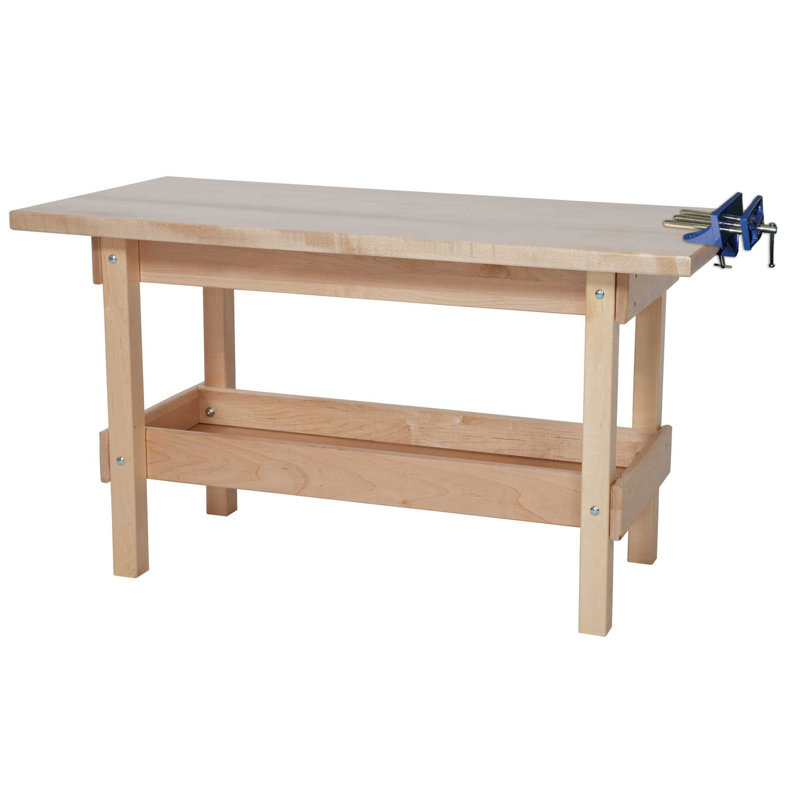 44'' W Solid Wood Top Workbench
