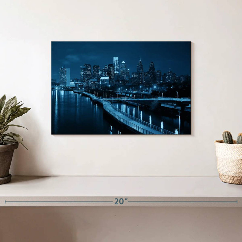 Horizon urbain de Sireci, Philadelphie, H 8 po x l 12 po