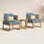 Brown Frame/Blue Olefin Cushion selected