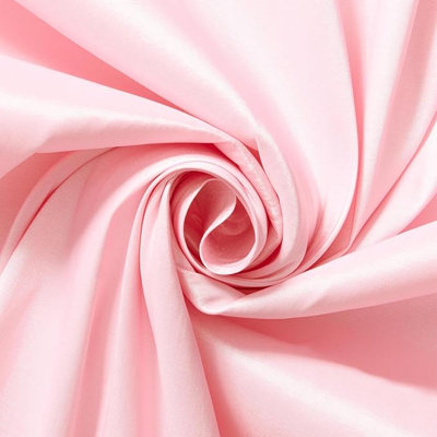 60" Solid Stretch Taffeta Fabric by the Yard - Valentina Textiles Inc  - Baby Pink (1 Yard)