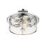 Plafonnier encastré cylindrique simple 15,75 po Attah-1182939751