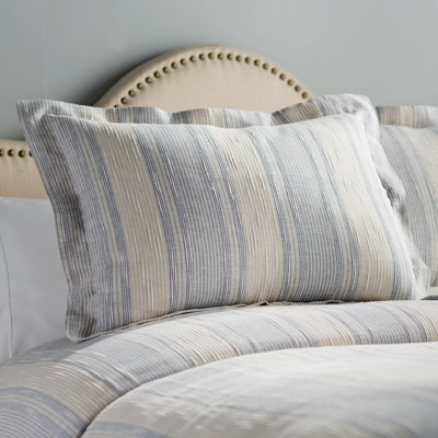 Dorian 100% Linen Striped Sham