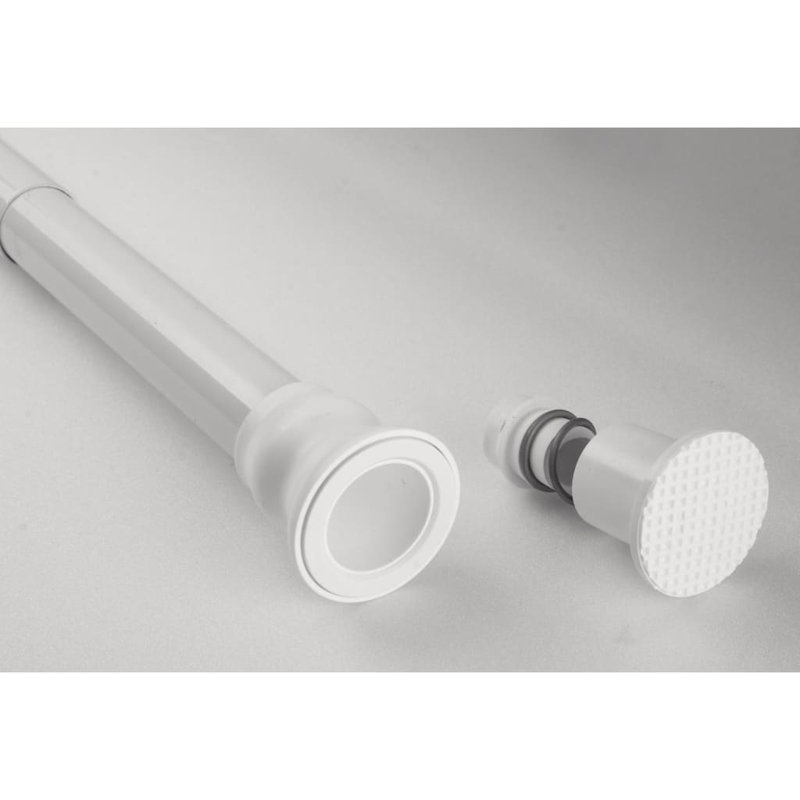 Ridder Telescopic Shower Curtain Rod 70-115cm White