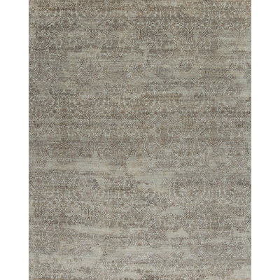 Manhattan Reserve Hand Knotted Damask Area Rug