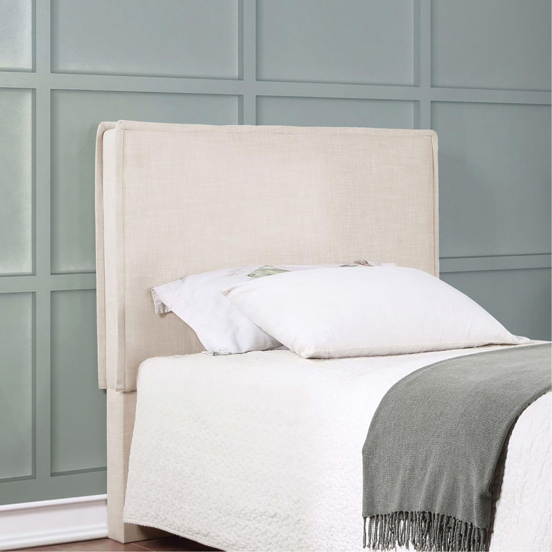 Sand Headboard With Flange Detail, Sand, Twin