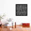 «Mudcloth Black Geometric Design VII» par Ellie Roberts, reproduction d'art graphique-49900924-53128089