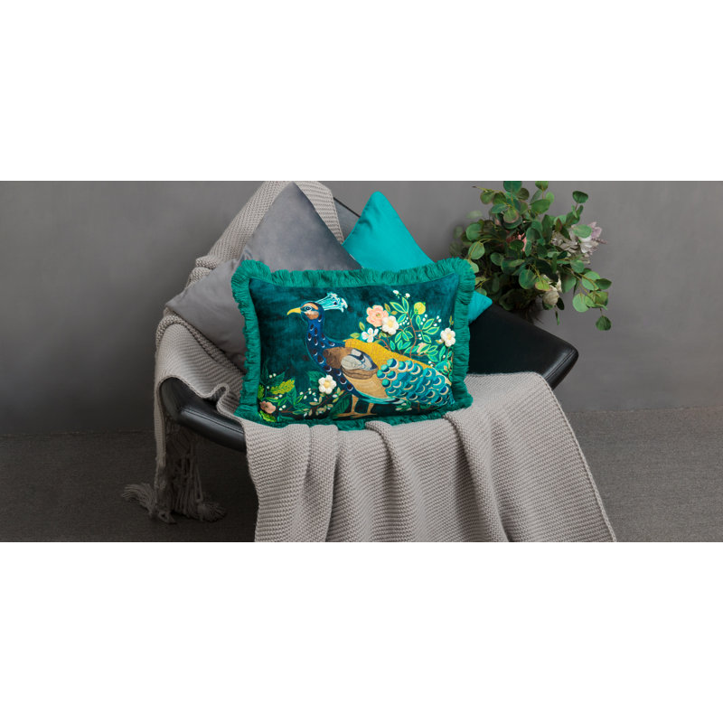 Tassels Chenille Pillow Cover