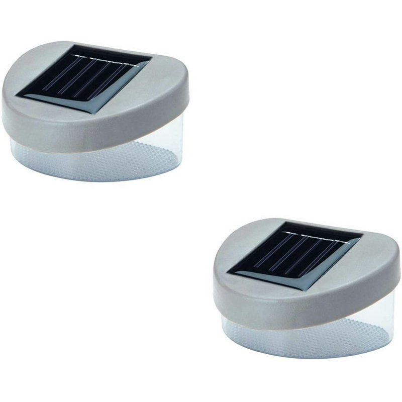 Holmquist 1 - Bulb 12 cm H Solar Powered Integrated LED Outdoor Bulkhead Light, White