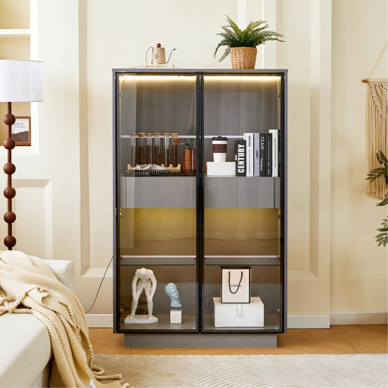Vitrine multifonctionnelle moderne avec des fonctionnalités avancées pour une utilisation polyvalente