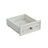 Farmhouse 2-Drawer Nightstand with Charging Station, For Bedroom or Living Room Side Table-2140615479