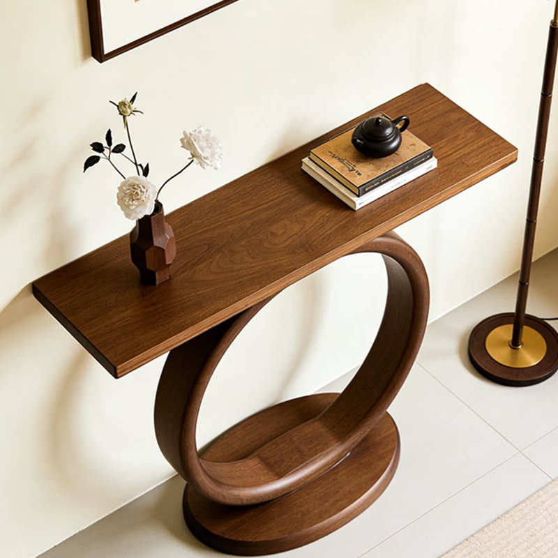 Nouvelle console en bois de style chinois, H 35,4 po x l 55 po x P 15,7 po