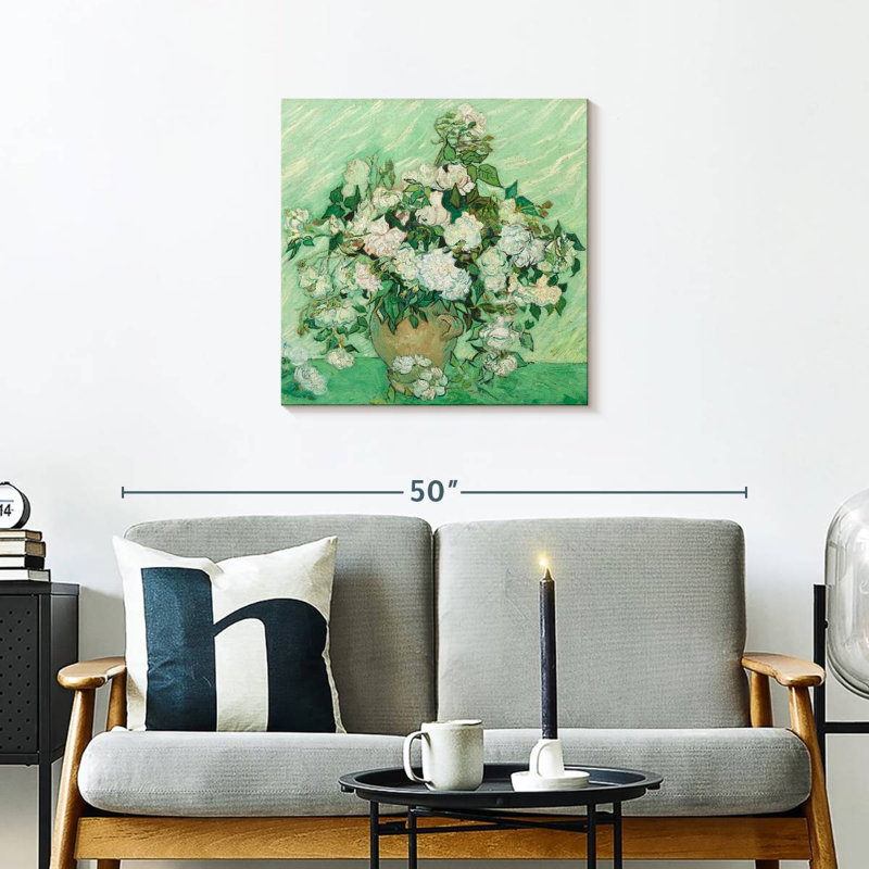 Harnek Green Field Roses, 24" H x 24" W