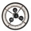 Luminaire suspendu cylindrique 3 lumières Antencio