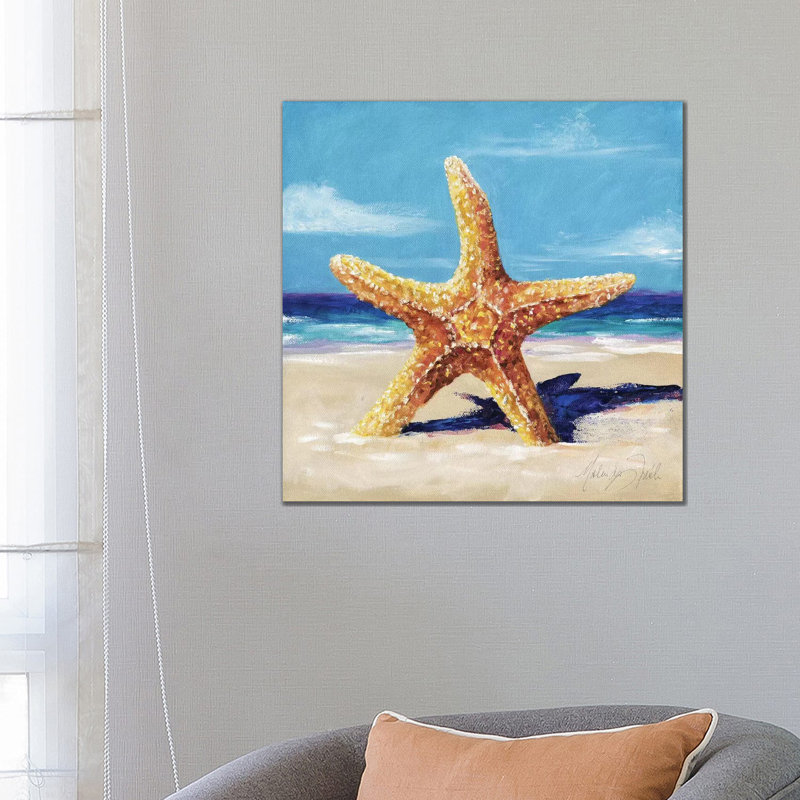 Star 1 Piece Wall Art on Canvas, 66.04 cm H x 66.04 cm W x 1.91 cm D, Canvas