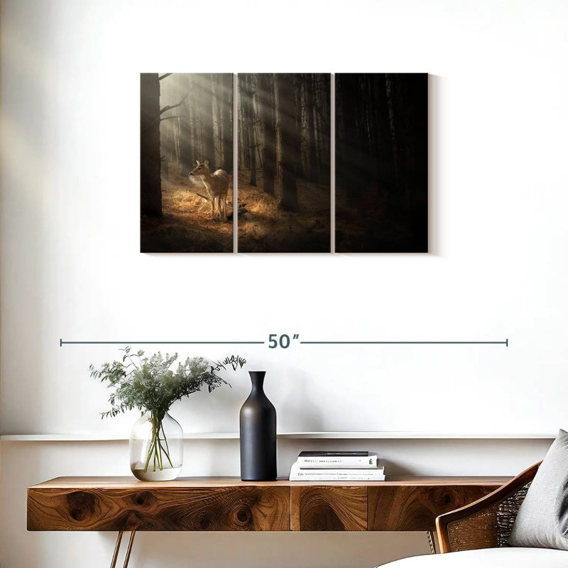 Forest Deer, 20" H x 33" W