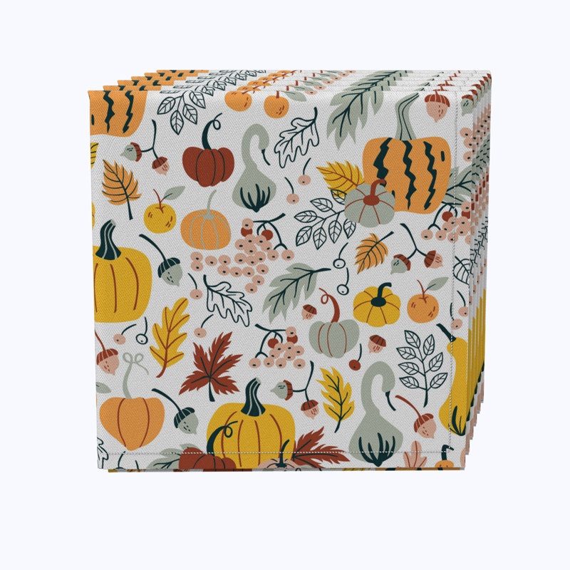 Ovidio 100% Cotton No Pattern Square Napkin