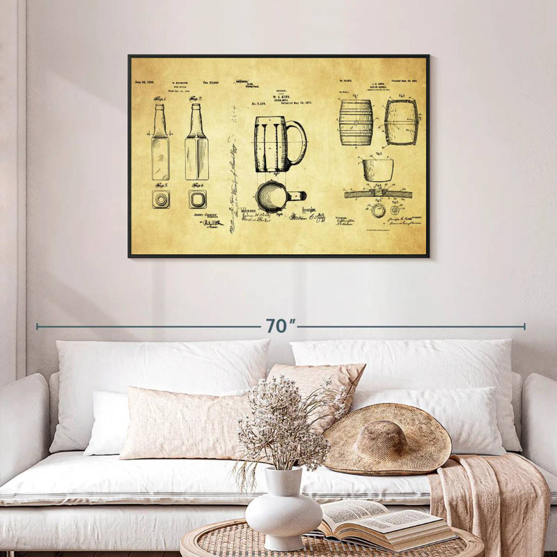 Beer Compilation, 29" H x 43" W