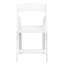 Resin Folding Chair with Slatted Seat