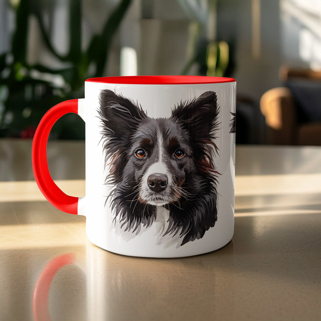 German Shepherd Watercolor Design 11oz Coffee Mug