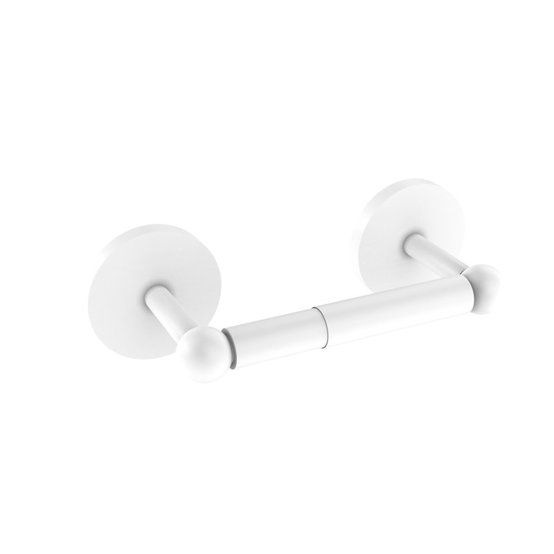Porte-papier hygiénique mural double, Blanc mat